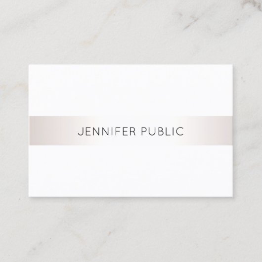 エレガントシンプルデザインプロフェッショナルプモダンラン 名刺 (正面)