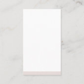 エレガントシンプルデザインモダンテンプレートプロフェッショナル 名刺 (裏面)