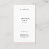 エレガントシンプルデザインモダンテンプレートプロフェッショナル 名刺 (正面)