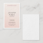 エレガントシンプルデザインモダントレンディー 名刺 (正面/裏面)