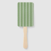 エレガントシンプルフォレストグリーン庭園の結婚式 ハンドファン (裏面)