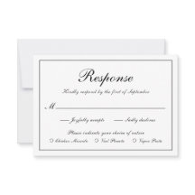 エレガントシンプルフォーマル黒白結婚粉