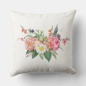 エレガントシンプルフローラ装飾用クッション クッション (裏面)