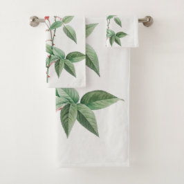 エレガントシンプルフローラ バスタオルセット