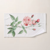 エレガントシンプルフローラ バスタオルセット (ハンドタオル)