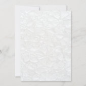 エレガントシンプルブラック&ホワイト結婚式招待状 招待状 (裏面)