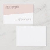 エレガントシンプルプロフェッショナルトレンディーテンプレートモダン 名刺 (正面/裏面)