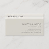 エレガントシンプルプロフェッショナルモダンテンプレート 名刺 (正面)