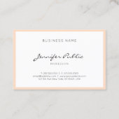 エレガントシンプルプロフェッショナルモダントレンディー 名刺 (裏面)