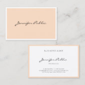 エレガントシンプルプロフェッショナルモダントレンディー 名刺 (正面/裏面)