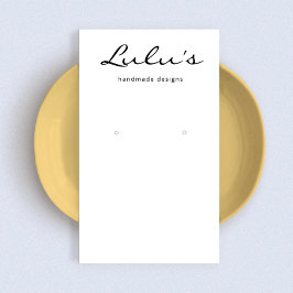 エレガントシンプルホワイトイヤリングディスプレイ