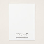 エレガントシンプルホワイトネックレスディスプレイ (裏面)