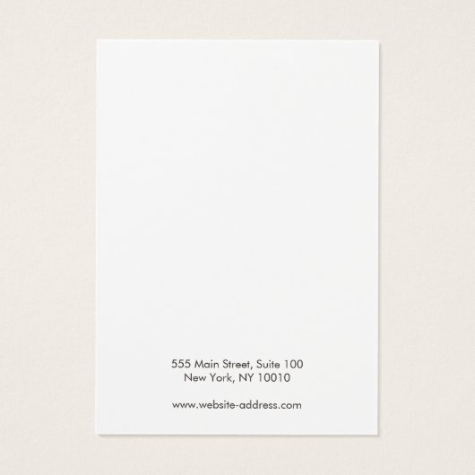 エレガントシンプルホワイトネックレスディスプレイ (裏面)