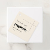 エレガントシンプルポップ感謝してい用シック フェイバータグ (インサイチュ)