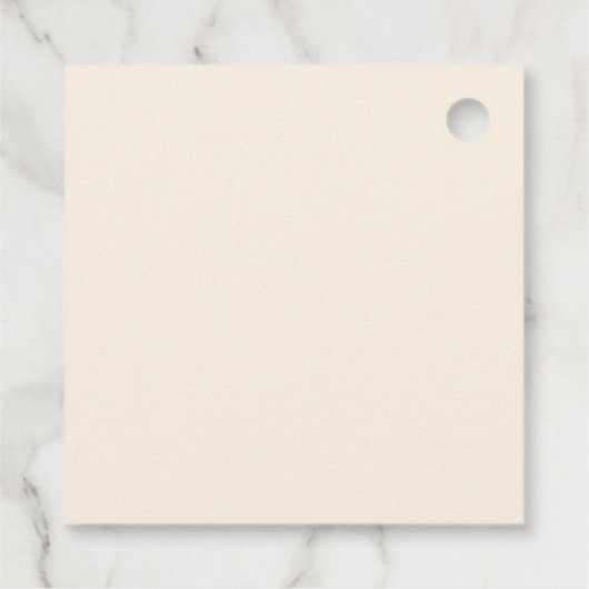 エレガントシンプルポップ感謝してい用シック フェイバータグ (裏面)