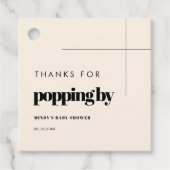 エレガントシンプルポップ感謝してい用シック フェイバータグ (正面)