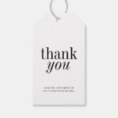 エレガントシンプルミニマルさん ギフトタグ (正面)