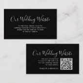 エレガントシンプルミニマルモダンWeb詳細 エンクロージャーカード (正面/裏面)