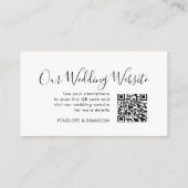 エレガントシンプルミニマルモダンWeb詳細 エンクロージャーカード (裏面)