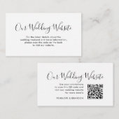 エレガントシンプルミニマルモダンWeb詳細 エンクロージャーカード (正面/裏面)