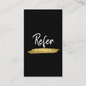 エレガントシンプルミニマル企業のロゴ 紹介カード (正面)