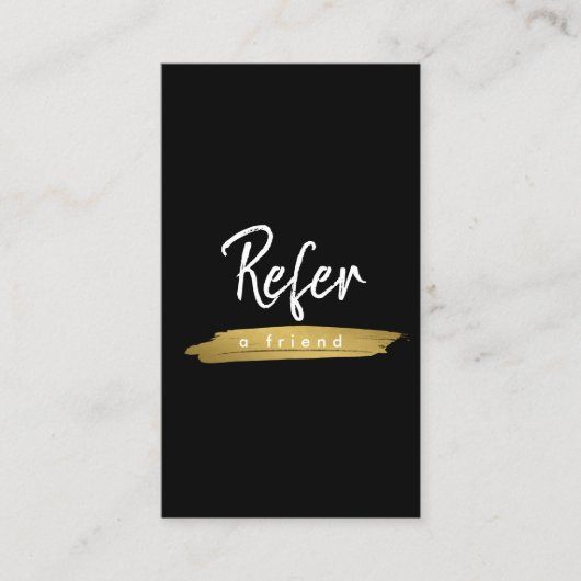 エレガントシンプルミニマル企業のロゴ 紹介カード (正面)