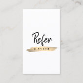 エレガントシンプルミニマル企業ロゴ 紹介カード (正面)