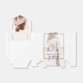 エレガントシンプルミニマル写真結婚の フェイバーボックス (折り畳みなし)