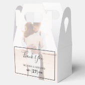 エレガントシンプルミニマル写真結婚の フェイバーボックス (オープン)