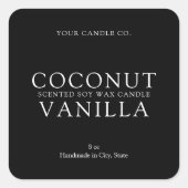 エレガントシンプルミニマル スクエアシール (正面)