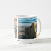 エレガントシンプルミニマルScriptのパーソナライズされた写真 コーヒーマグカップ (正面右)