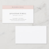 エレガントシンプルモダンテンプレートトレンディープロフェッショナル 名刺 (正面/裏面)