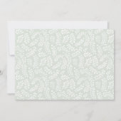 エレガントシンプルモダンハッピーイースター写真 カード (裏面)