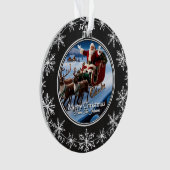 エレガントシンプルモダンヴィンテージ家族クリスマス オーナメント (正面)