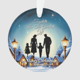 エレガントシンプルモダンヴィンテージ家族クリスマス オーナメント