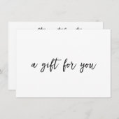 エレガントシンプルモダン券 (正面/裏面)