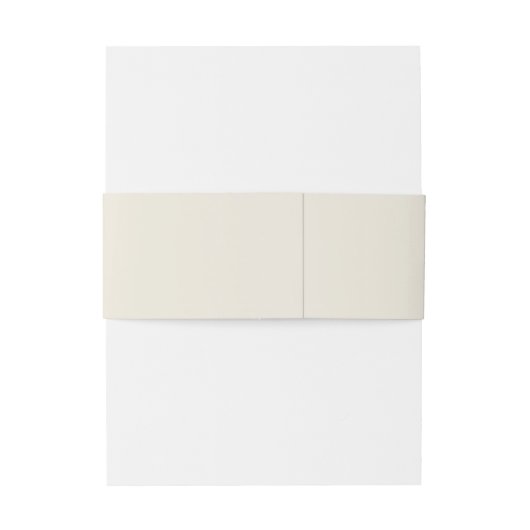 エレガントシンプルモノグラムアイボリー結婚ズ 招待状ベリーバンド (裏面例)