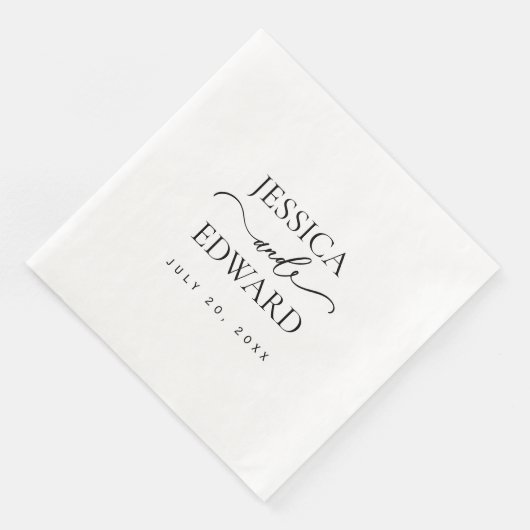 エレガントシンプルモノグラムモダンシックミニマルスクリプト (コーナー)