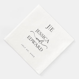 エレガントシンプルモノグラムモダンシックミニマルスクリプト