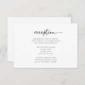 エレガントシンプルモノグラム結婚披露宴カード サンキューカード (正面/裏面)