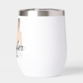 エレガントシンプル付けモダンの女パーソナライズされた人 (背面)