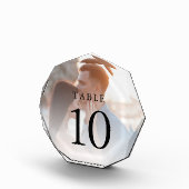 エレガントシンプル写真結婚の表番号 フォトブロック (右)