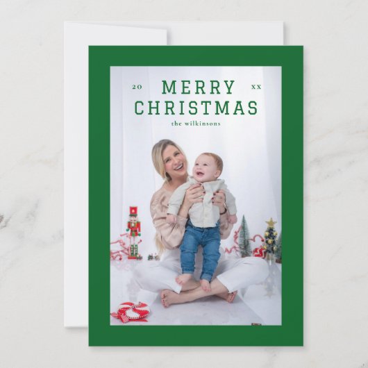 エレガントシンプル厚縁ど シーズンカード (正面)