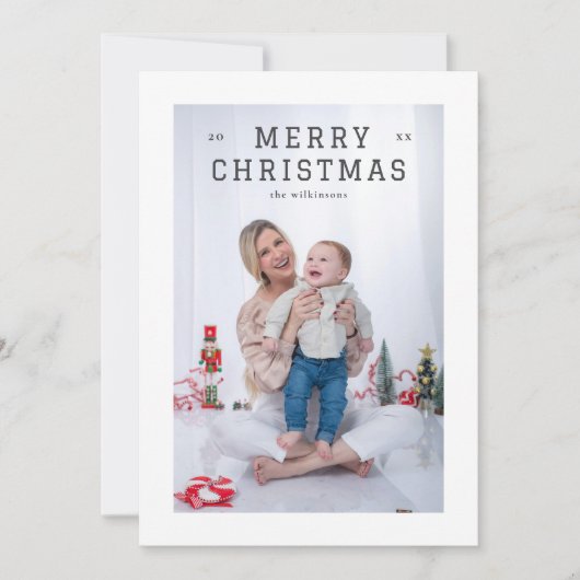 エレガントシンプル厚縁ど シーズンカード (正面)