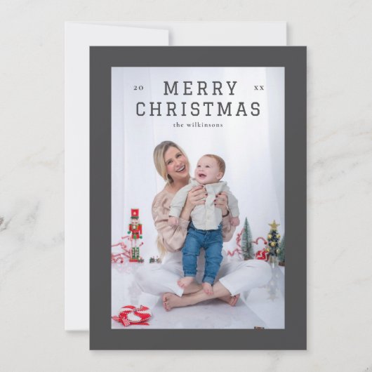 エレガントシンプル厚縁ど シーズンカード (正面)