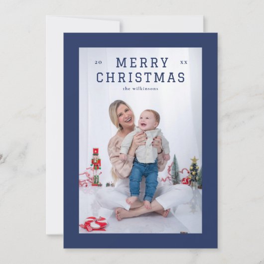 エレガントシンプル厚縁ど シーズンカード (正面)