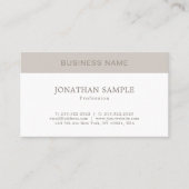 エレガントシンプル図デザイン無モダントレンディー 名刺 (正面)