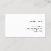 エレガントシンプル弁護士 名刺 (裏面)