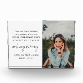 エレガントシンプル悔やみや弔慰死没記念碑 フォトブロック