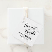 エレガントシンプル愛と感謝してい結婚の フェイバータグ (インサイチュ)